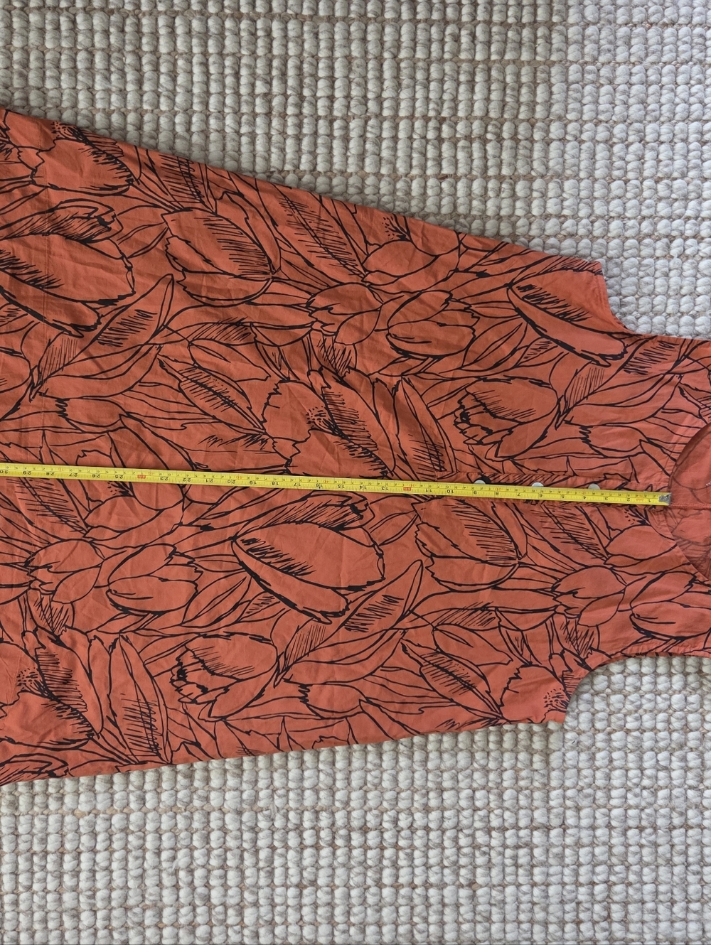 Bryn Walker Don Hi/Low Tunic Dress In Tamarind, Size M - Picture 9 of 12